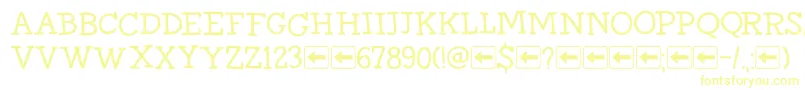 DkHomewardBoundIi Font – Yellow Fonts