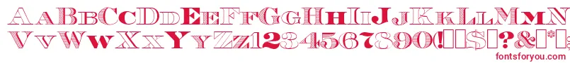 Roman38Sample Font – Red Fonts
