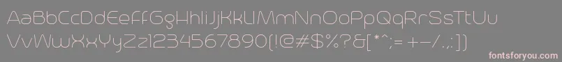 Trench100free Font – Pink Fonts on Gray Background