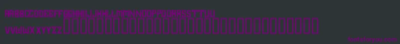 Choppercity Font – Purple Fonts on Black Background