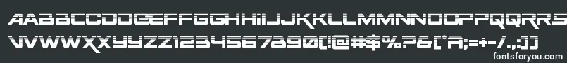 Шрифт Spacerangerhalf – белые шрифты