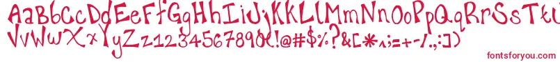 HappyHanneke Font – Red Fonts