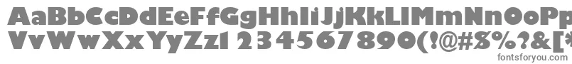 Шрифт GimletblacksskBold – серые шрифты