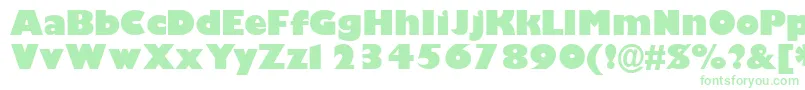 GimletblacksskBold Font – Green Fonts