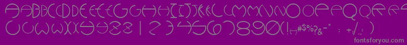 More about WannabeescapssskRegular Font WannabeescapssskRegular Font – Gray Fonts on Purple Background