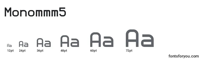 Monommm5 Font Sizes