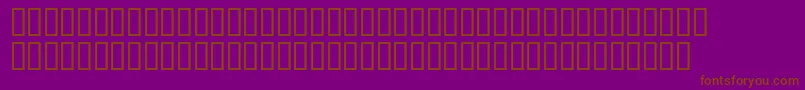Maudemeadsh Font – Brown Fonts on Purple Background