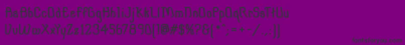 DipperMfDemiBold Font – Black Fonts on Purple Background