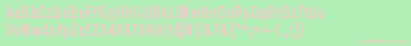 LastLivingSoulsDark Font – Pink Fonts on Green Background