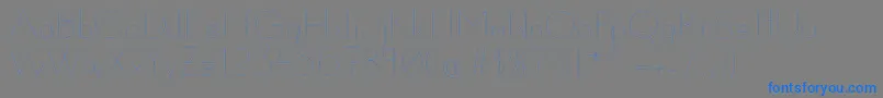 Susanna Font – Blue Fonts on Gray Background