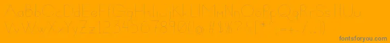 Susannaフォントについての詳細 フォントSusanna – オレンジの背景に灰色の文字