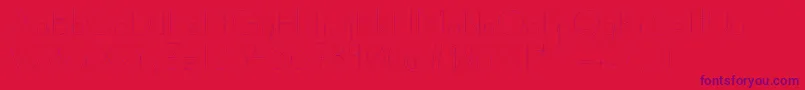 Susanna Font – Purple Fonts on Red Background