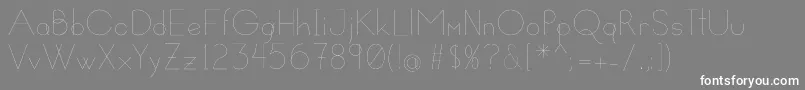 Susanna Font – White Fonts on Gray Background
