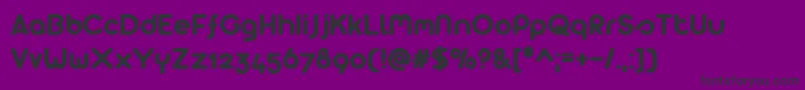 Arista2.0alternate Font – Black Fonts on Purple Background
