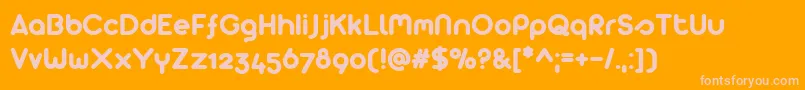 More about Arista2.0alternate Font Arista2.0alternate Font – Pink Fonts on Orange Background