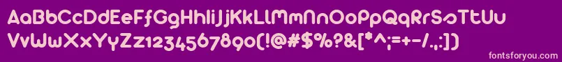 Weitere Informationen zur Arista2.0alternate-Schriftart Arista2.0alternate-Schriftart – Rosa Schriften auf violettem Hintergrund