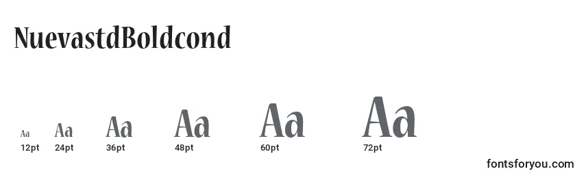 NuevastdBoldcond Font Sizes