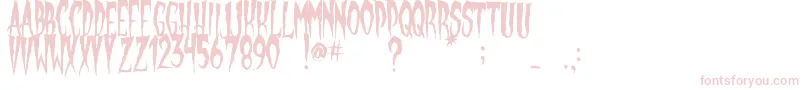 GypsyMoon Font – Pink Fonts on White Background