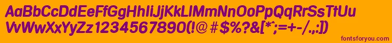 More about MercedesserialBolditalic Font MercedesserialBolditalic Font – Purple Fonts on Orange Background