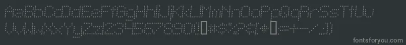 Weitere Informationen zur TelegraphicLightItalic-Schriftart TelegraphicLightItalic-Schriftart – Graue Schriften auf schwarzem Hintergrund