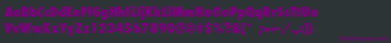 BelmarCondensedextraboldTh Font – Purple Fonts on Black Background