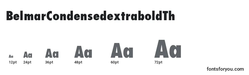 BelmarCondensedextraboldTh Font Sizes