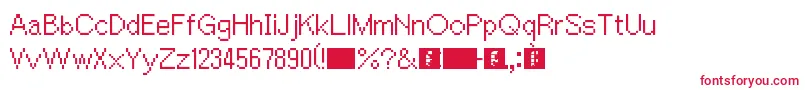 AceAttorney Font – Red Fonts on White Background