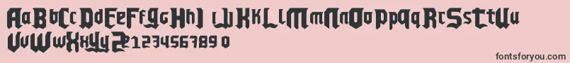 ChelloPlayah Font – Black Fonts on Pink Background