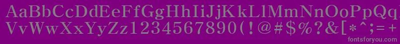 HymyeongjoExtra Font – Gray Fonts on Purple Background