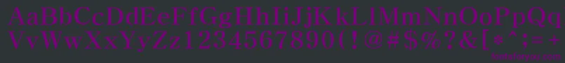 HymyeongjoExtra Font – Purple Fonts on Black Background
