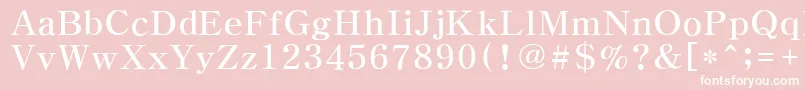 Подробнее о шрифте HymyeongjoExtra Шрифт HymyeongjoExtra – белые шрифты на розовом фоне