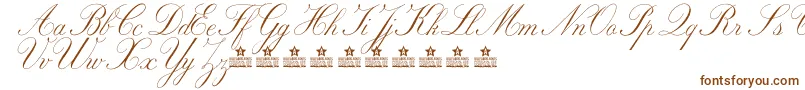 MarriageMomentPersonalUse Font – Brown Fonts on White Background