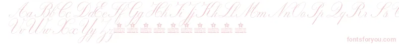 MarriageMomentPersonalUse Font – Pink Fonts on White Background