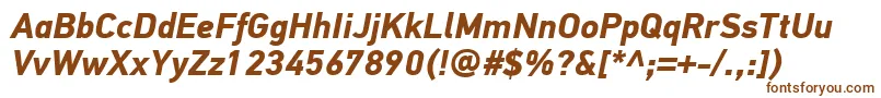 PfdintextproBolditalic Font – Brown Fonts