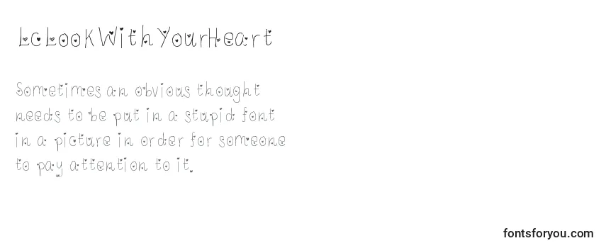 LcLookWithYourHeart Font