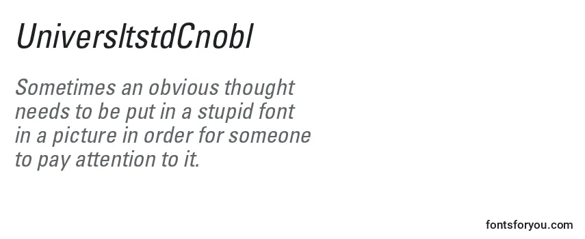 Review of the UniversltstdCnobl Font