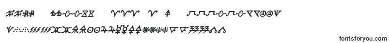 フォントHermeticspellbookital – マルタのフォント