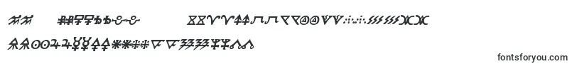 フォントHermeticspellbookital – マケドニア文字