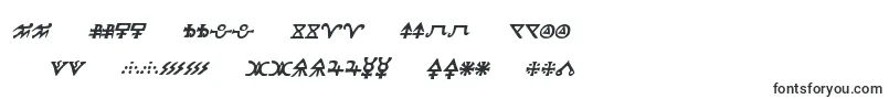 フォントHermeticspellbookital – ラトビアのフォント