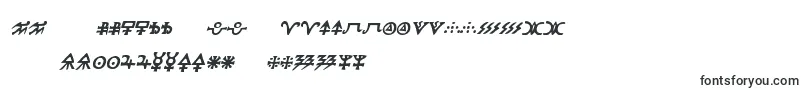 フォントHermeticspellbookital – ベトナムのフォント