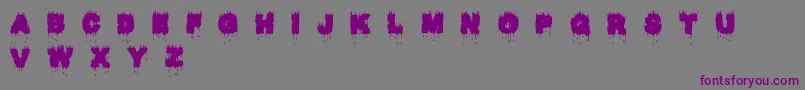 Raptorkill Font – Purple Fonts on Gray Background