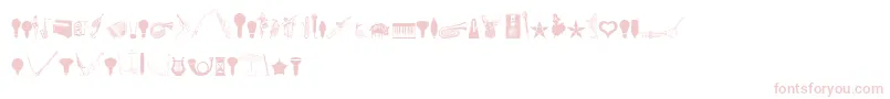 CornucopiaOfDingbatsEight Font – Pink Fonts on White Background