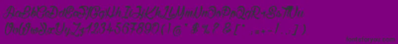 Lisätietoja BisousСЊ-fontista BisousСЊ-fontti – mustat fontit violetilla taustalla