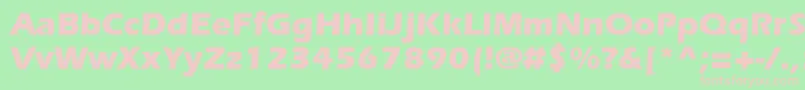 SpeedoBlackSsiBold Font – Pink Fonts on Green Background