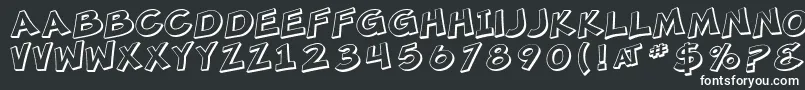 SfMincedMeatShaded Font – White Fonts