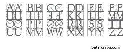 Revisão da fonte TypographerCaps