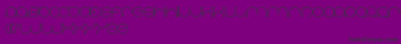 Dennisvallera Font – Black Fonts on Purple Background