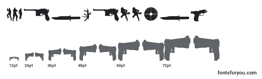 Theshooter Font Sizes