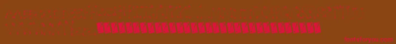 Starwonder Font – Red Fonts on Brown Background