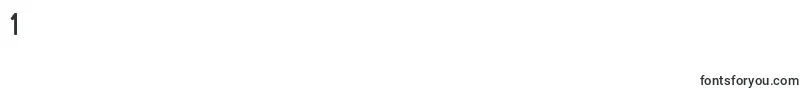 BmdMarketFresh Font – Fonts for Digit 1